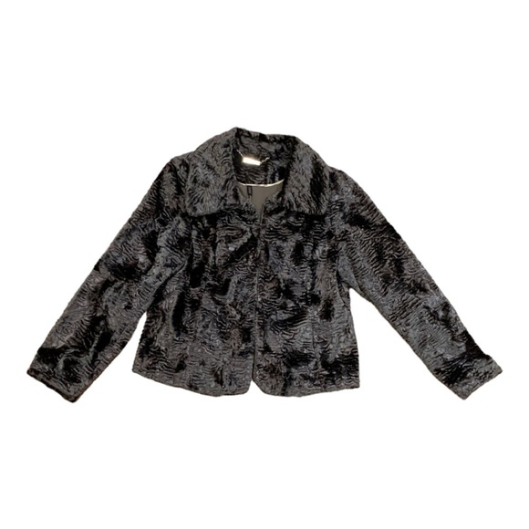 New With Tags WH | BM Dark Gray  Persian Cropped Coat-  LP - Picture 5 of 12